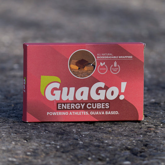 Box of GuaGo! Engergy Cubes, Guava based energy sports nutrition